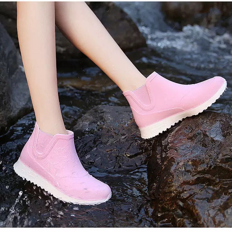 Women's Low-Cut Waterproof Rain Shoes