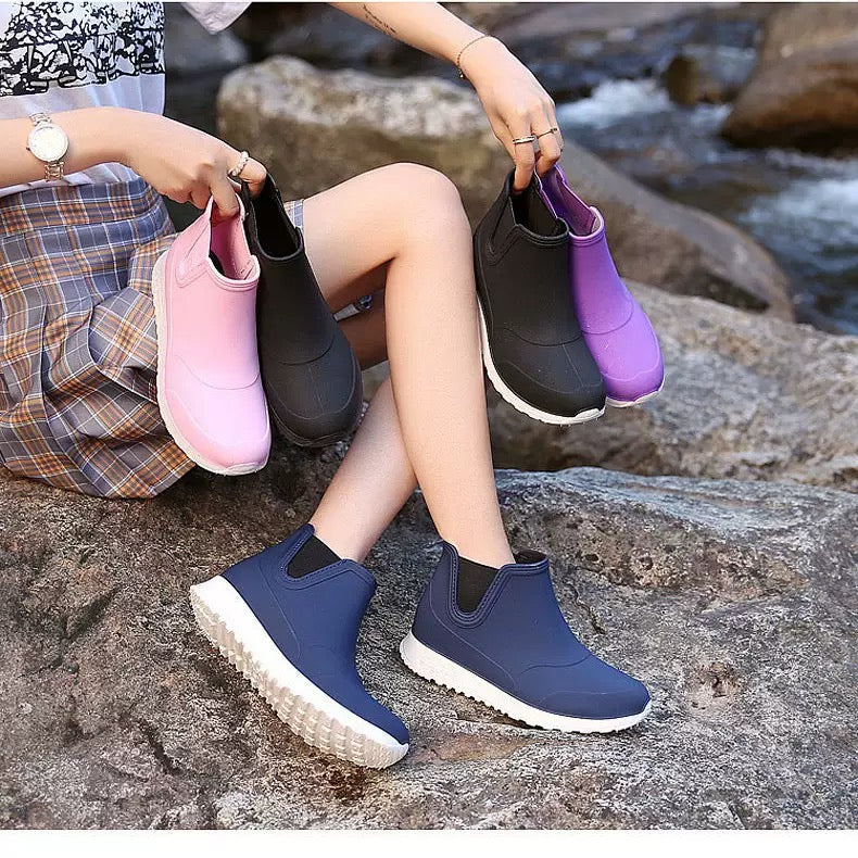 Women's Low-Cut Waterproof Rain Shoes