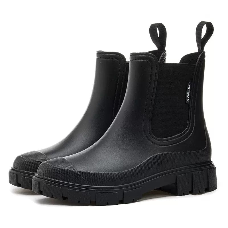 Women's Pull-On Waterproof Rain Boots