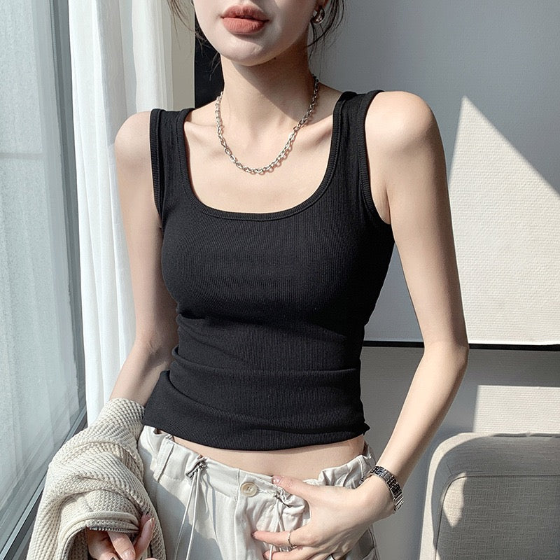 Base tank top black