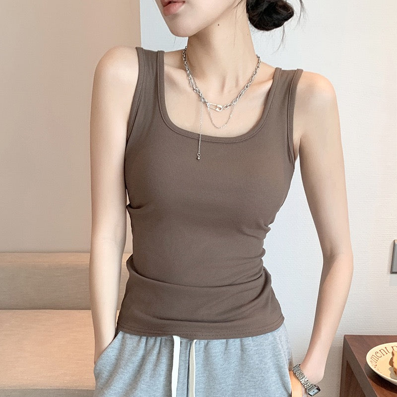 Base tank top black