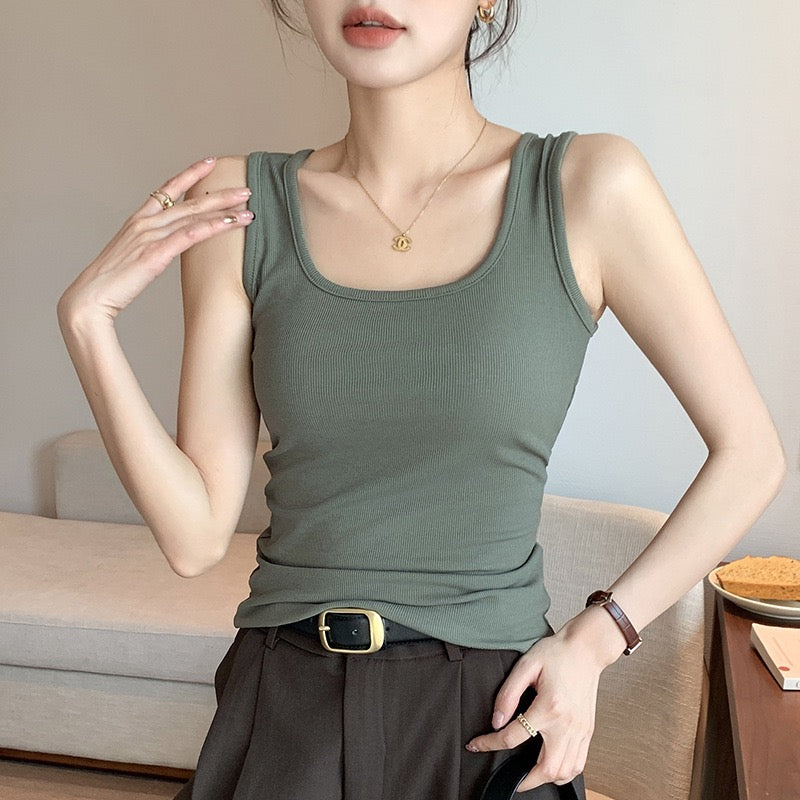 Base tank top black