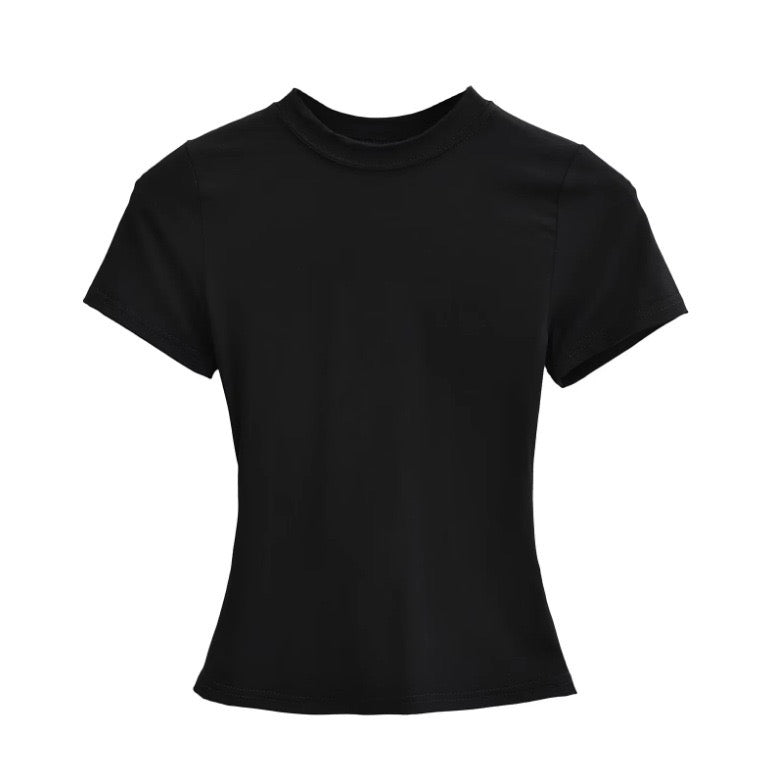 Fitted Crew Neck T-Shirt