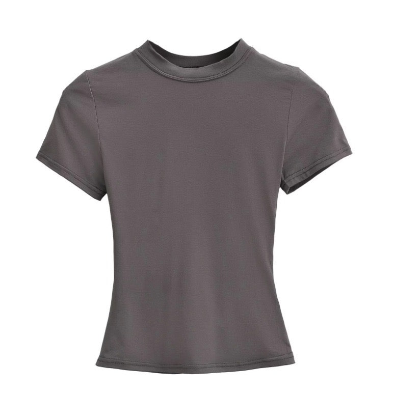Fitted Crew Neck T-Shirt