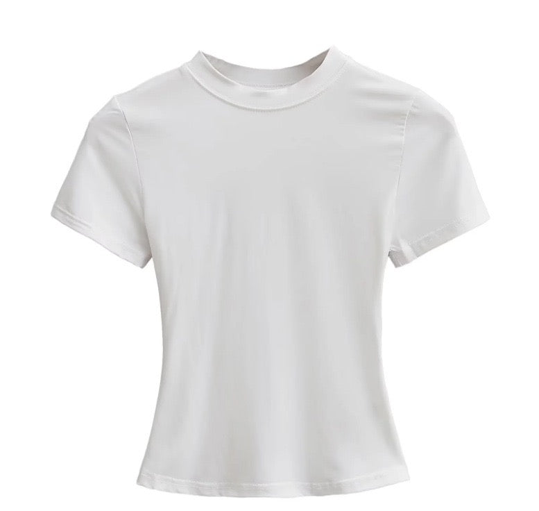 Fitted Crew Neck T-Shirt