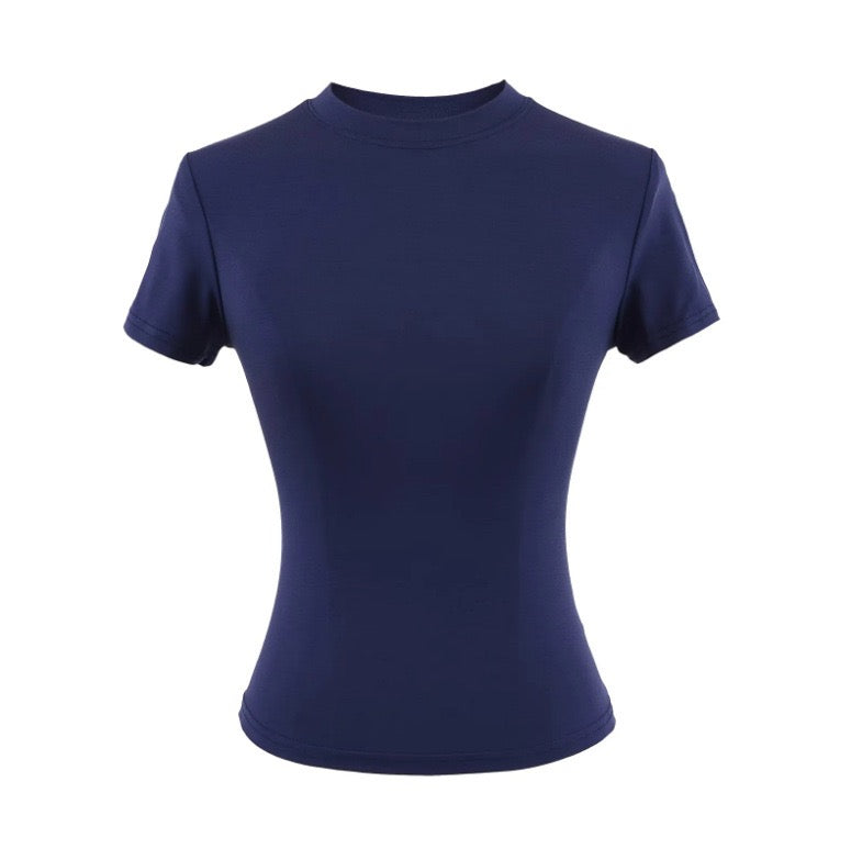 Fitted Crew Neck T-Shirt