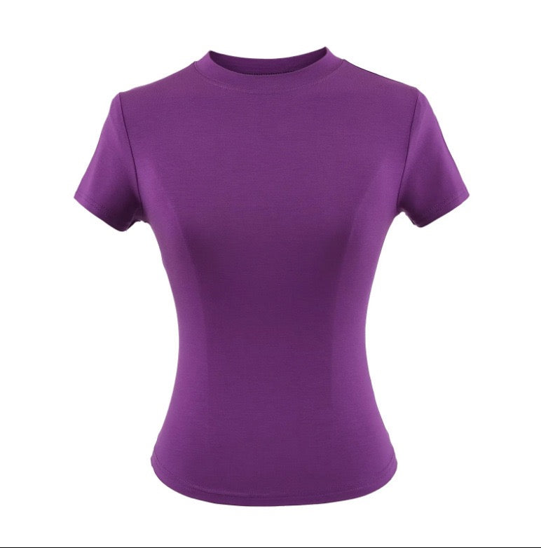 Fitted Crew Neck T-Shirt