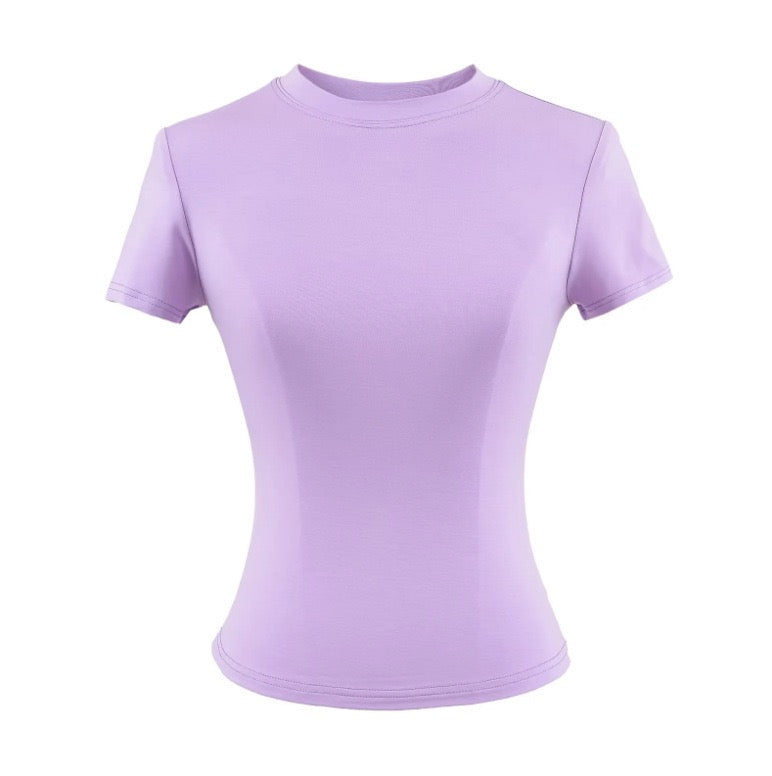 Fitted Crew Neck T-Shirt