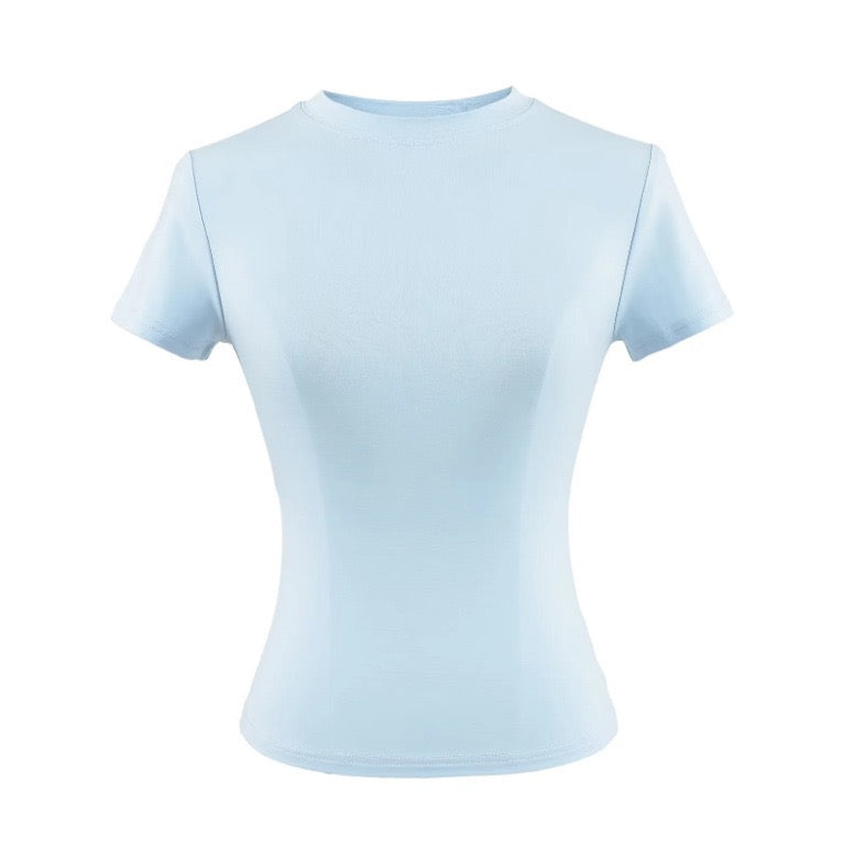 Fitted Crew Neck T-Shirt