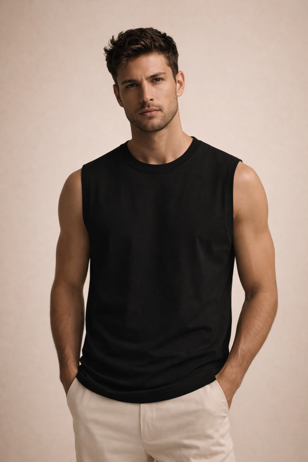 Essential Sleeveless Muscle Tee