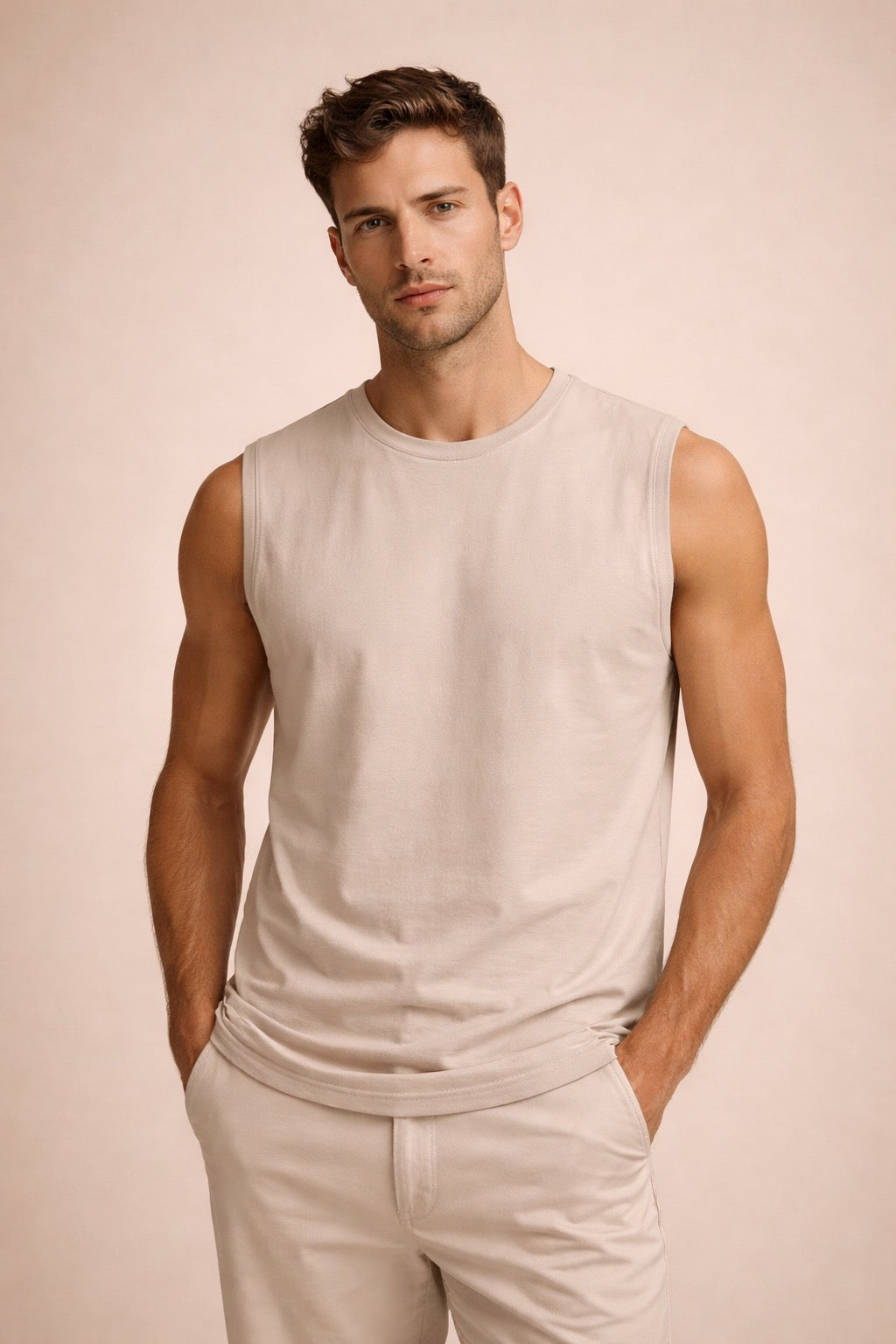Essential Sleeveless Muscle Tee