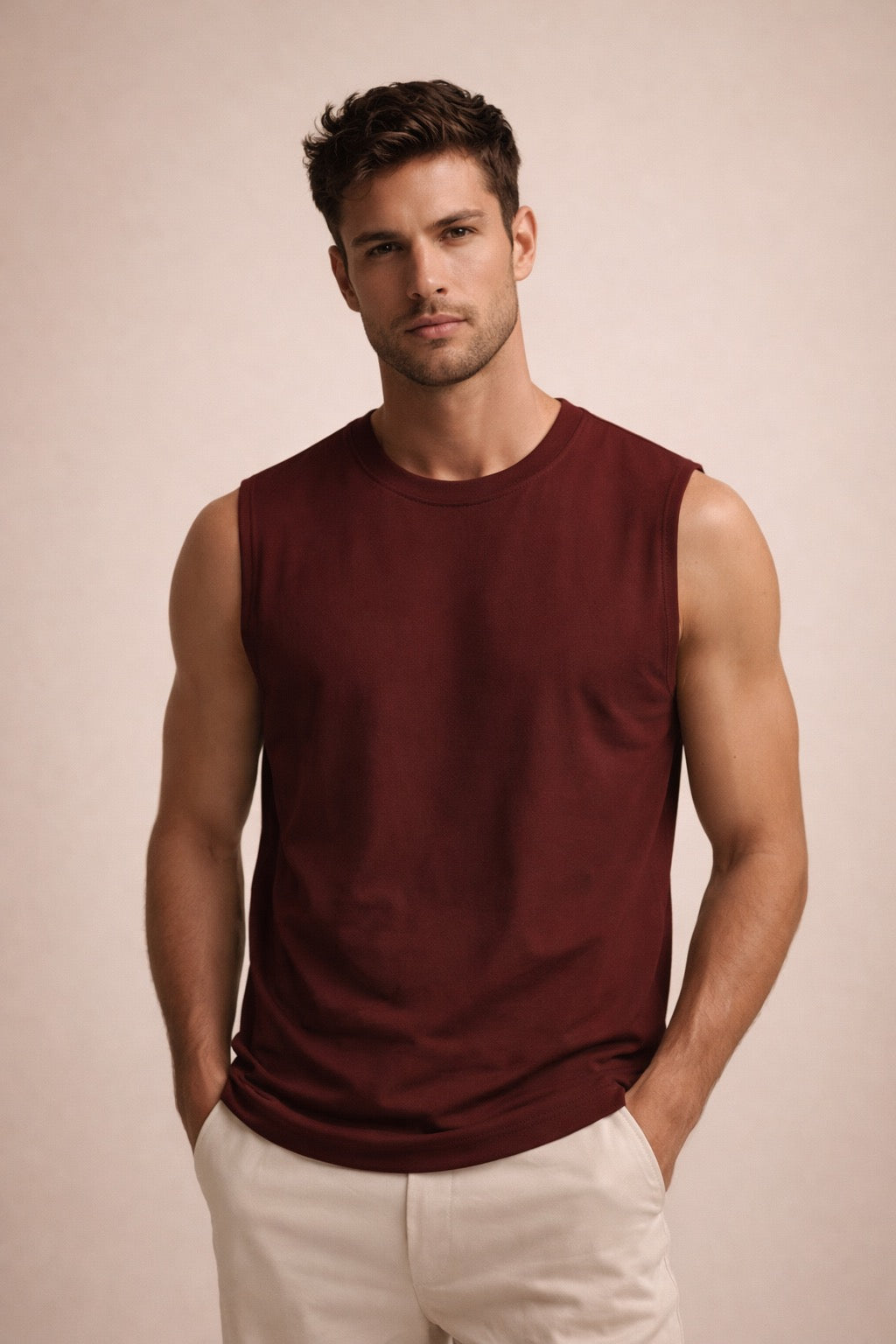 Essential Sleeveless Muscle Tee