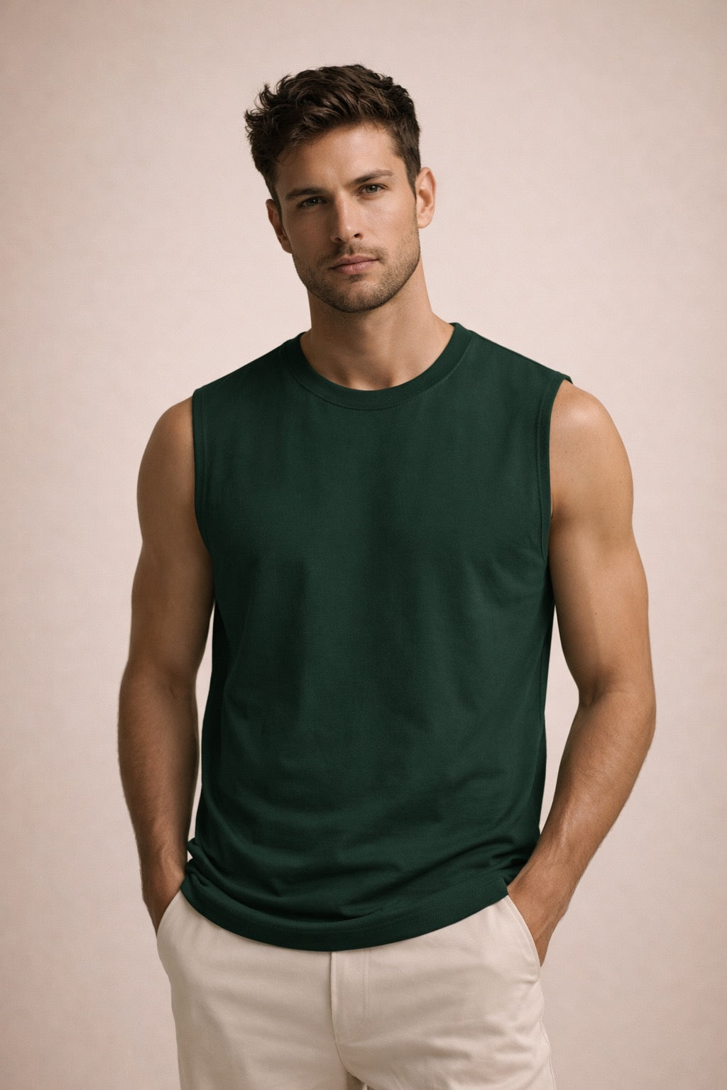 Essential Sleeveless Muscle Tee