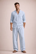 Men’s Relaxed Linen Two-Piece Set