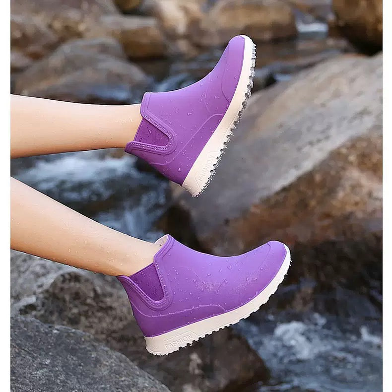 Women's Low-Cut Waterproof Rain Shoes