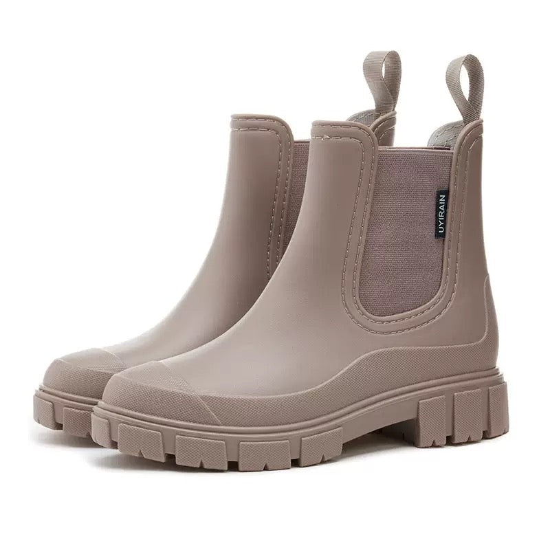 Women's Pull-On Waterproof Rain Boots