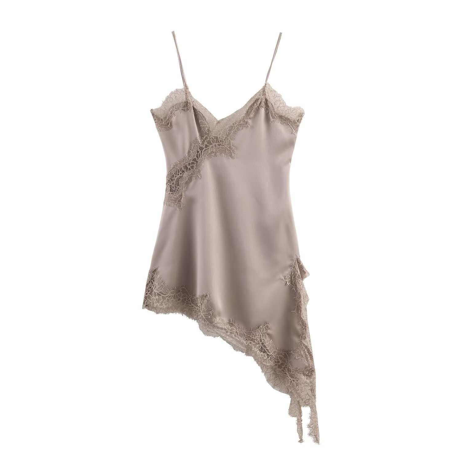 Lace Trim Satin Camisole