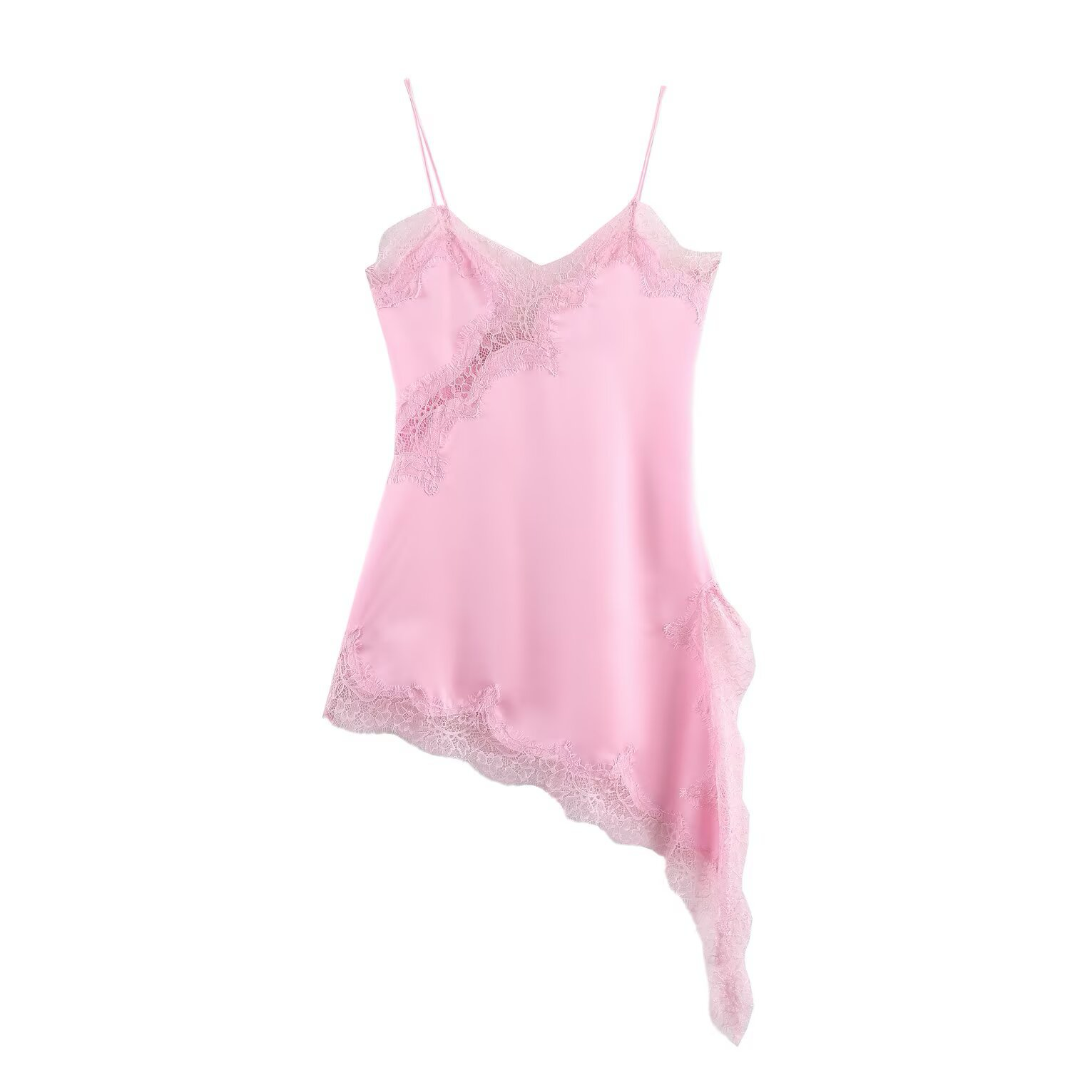 Lace Trim Satin Camisole