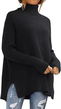 Women's Turtleneck Batwing Sleeve Sweater