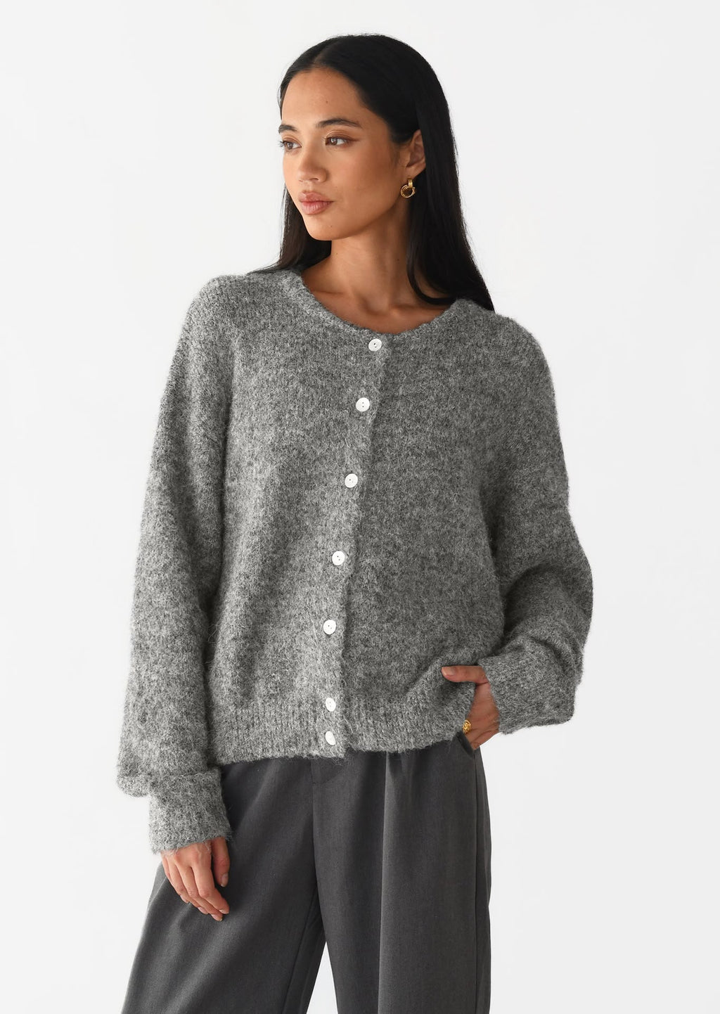 Women's Button Cardigan Sweater Coat