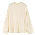 Women's Thick Round-Neck Pullover Sweater