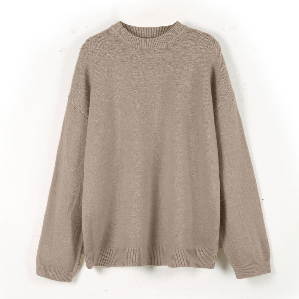 Women's Thick Round-Neck Pullover Sweater