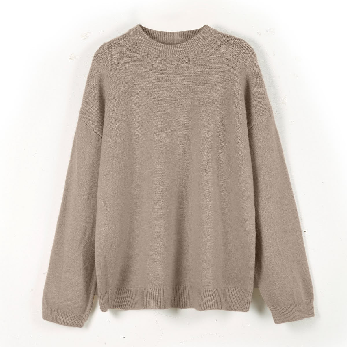 Women's Thick Round-Neck Pullover Sweater