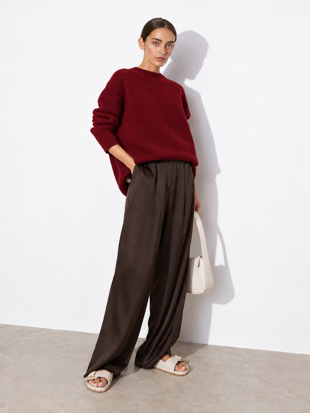Women's Basic Round-Neck Sweater