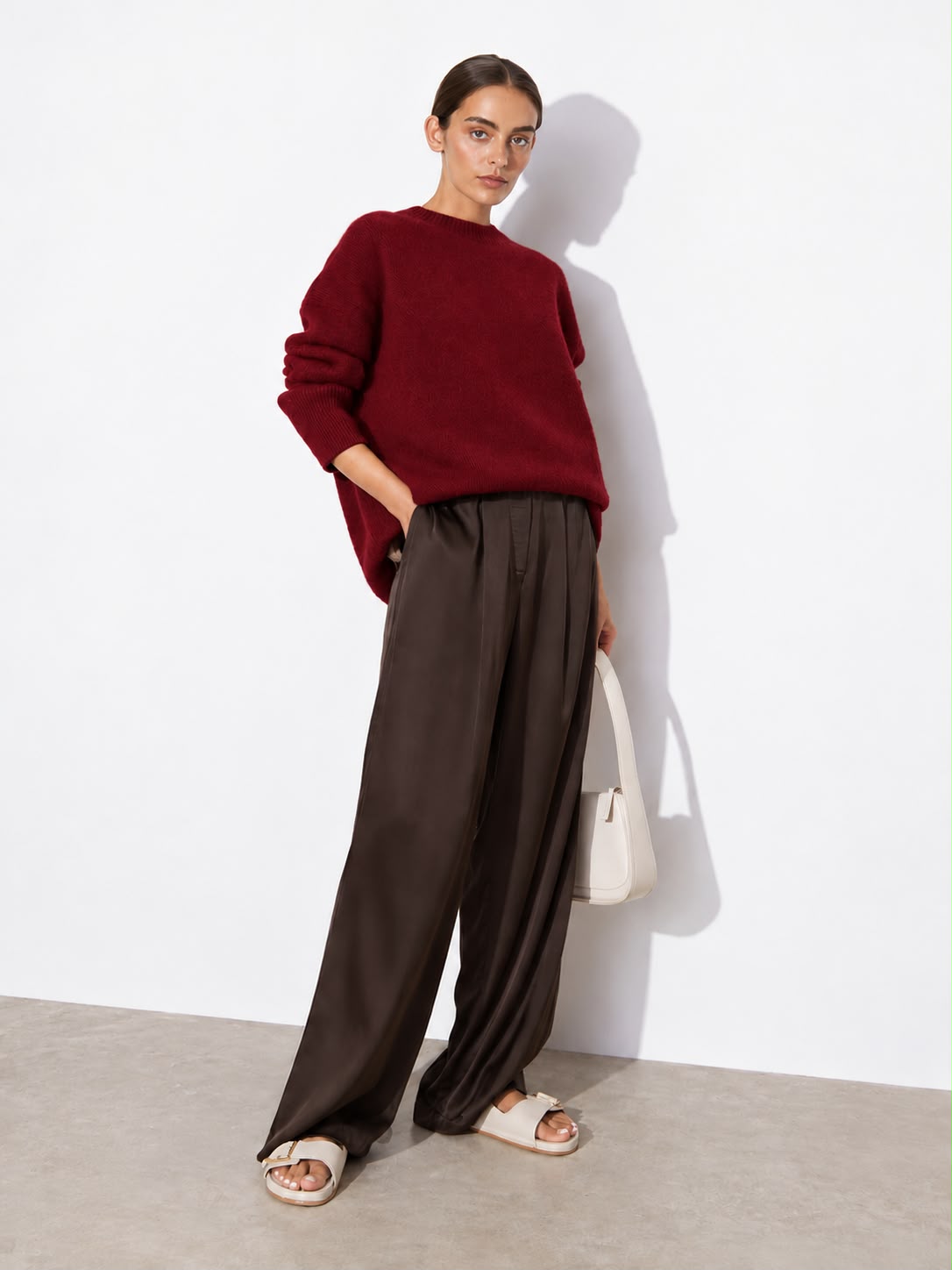 Women's Basic Round-Neck Sweater