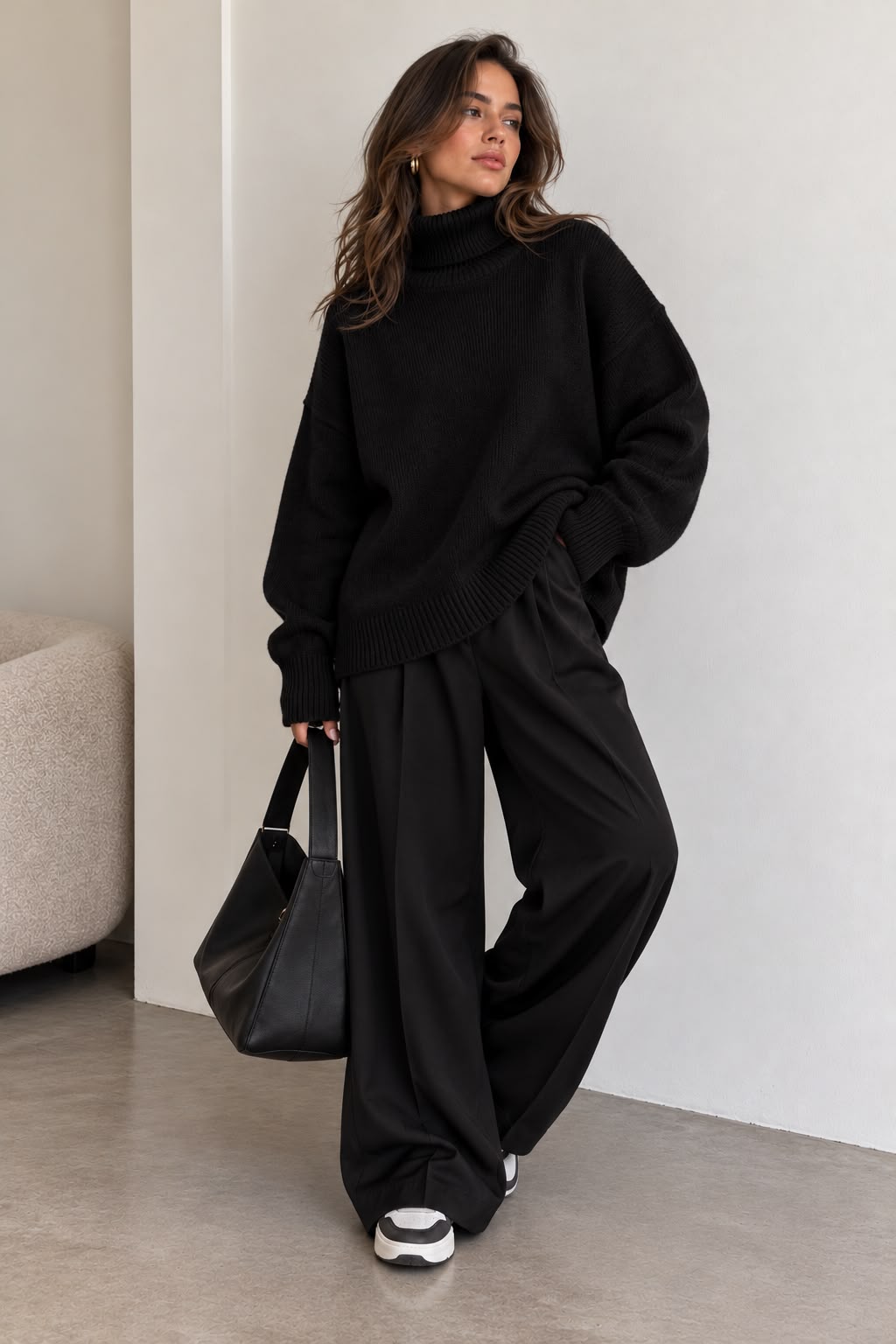 Women's Turtleneck Pullover Sweater