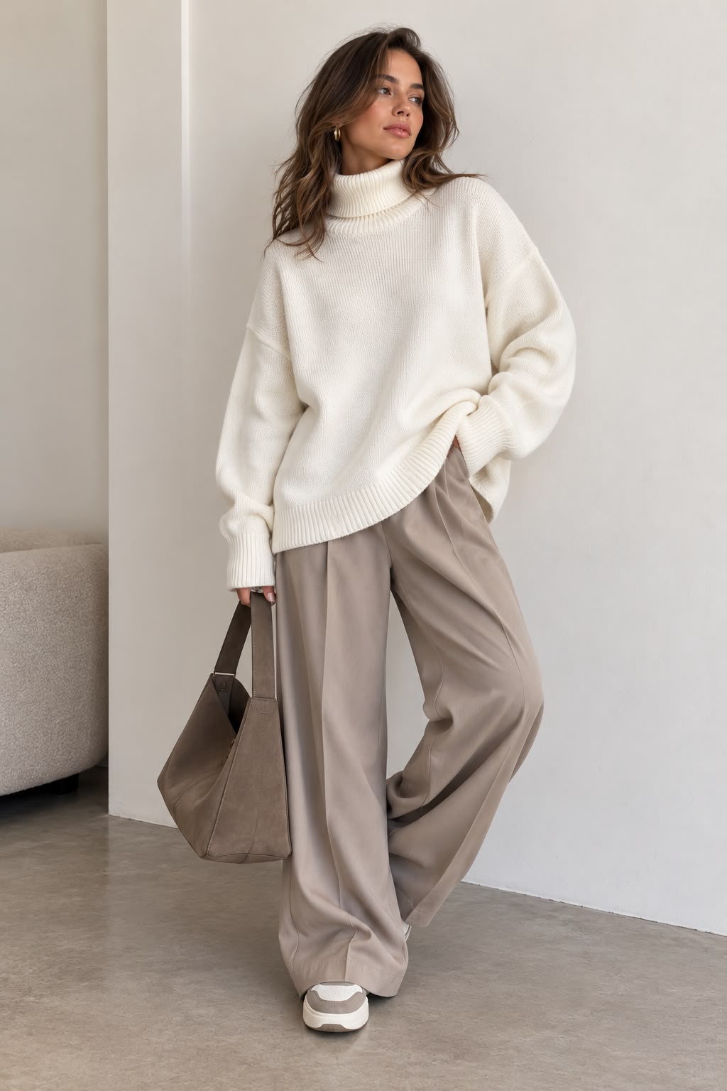 Women's Turtleneck Pullover Sweater
