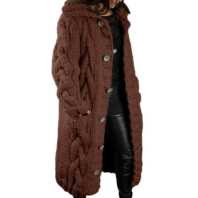 Women's Single-Button Cardigan Coat