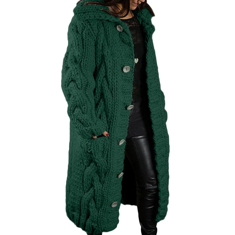 Women's Single-Button Cardigan Coat