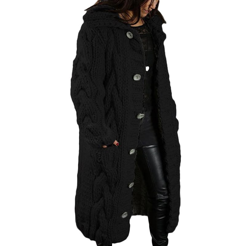 Women's Single-Button Cardigan Coat