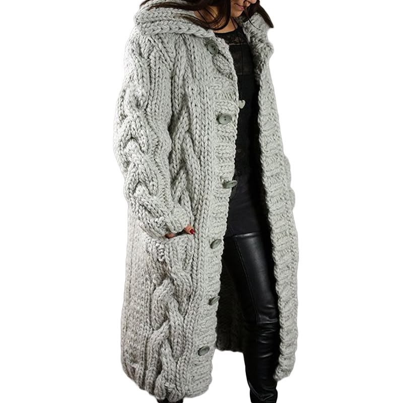 Women's Single-Button Cardigan Coat