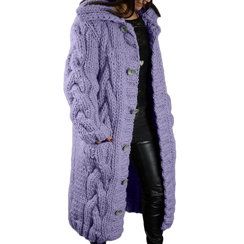 Women's Single-Button Cardigan Coat