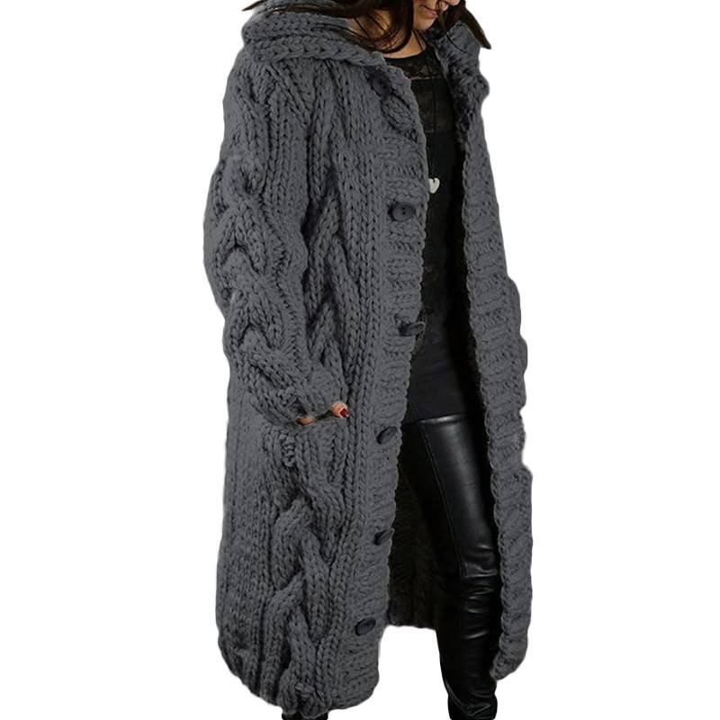 Women's Single-Button Cardigan Coat