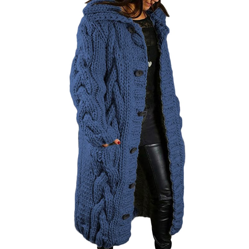 Women's Single-Button Cardigan Coat