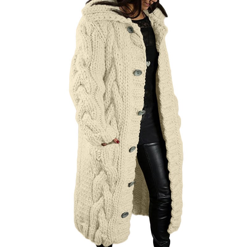 Women's Single-Button Cardigan Coat